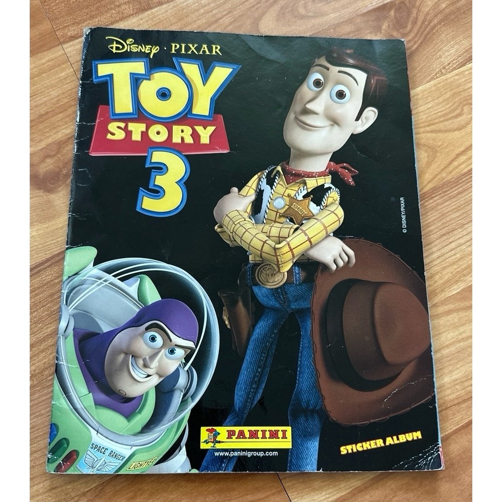 Panini Disney Pixar Toy‎ Story 3 sticker album.
